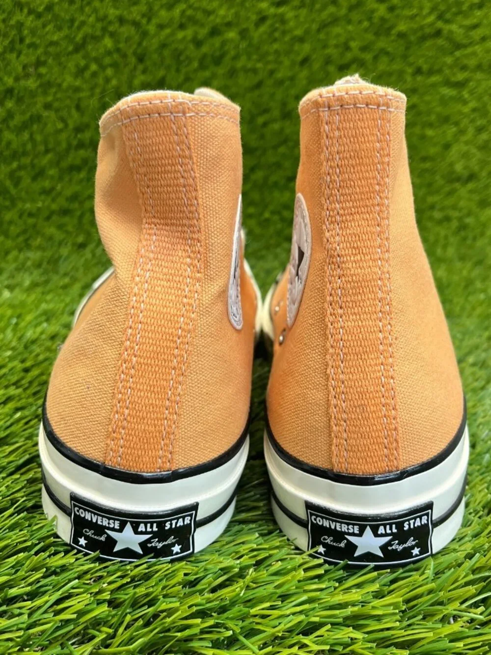 Converse Chuck 70 Vintage High Womens Size 9 Orange Casual Shoes Sneakers - Picture 6 of 10